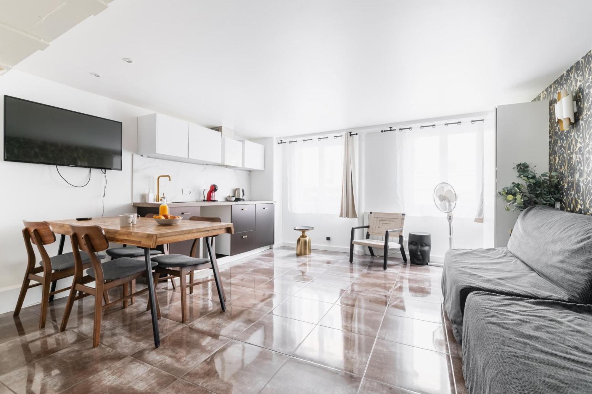 Zzz Belleville 4 Personnes Париж Экстерьер фото