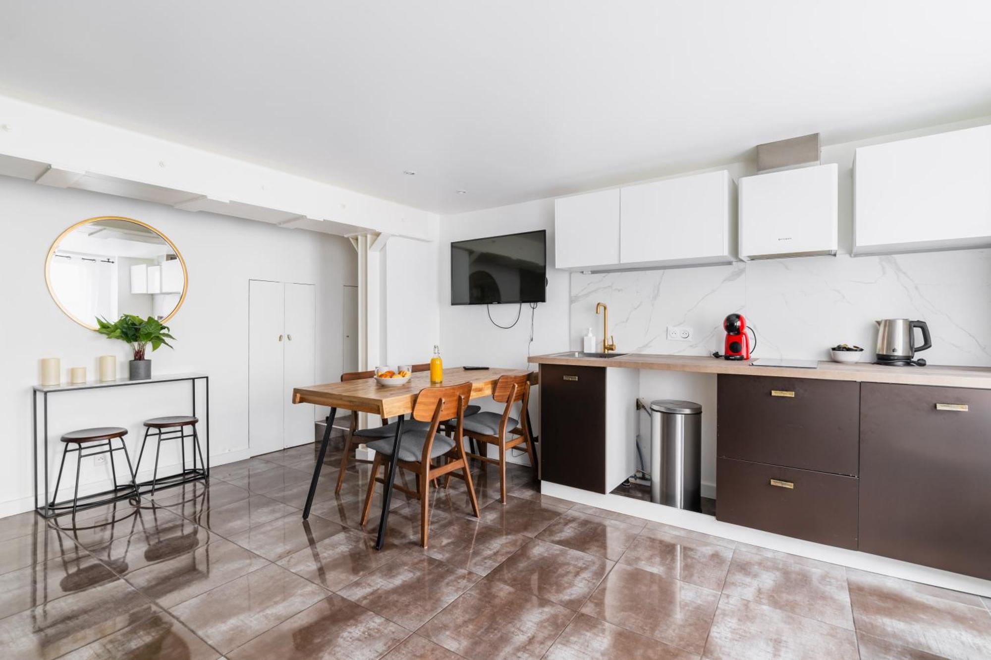 Zzz Belleville 4 Personnes Париж Экстерьер фото