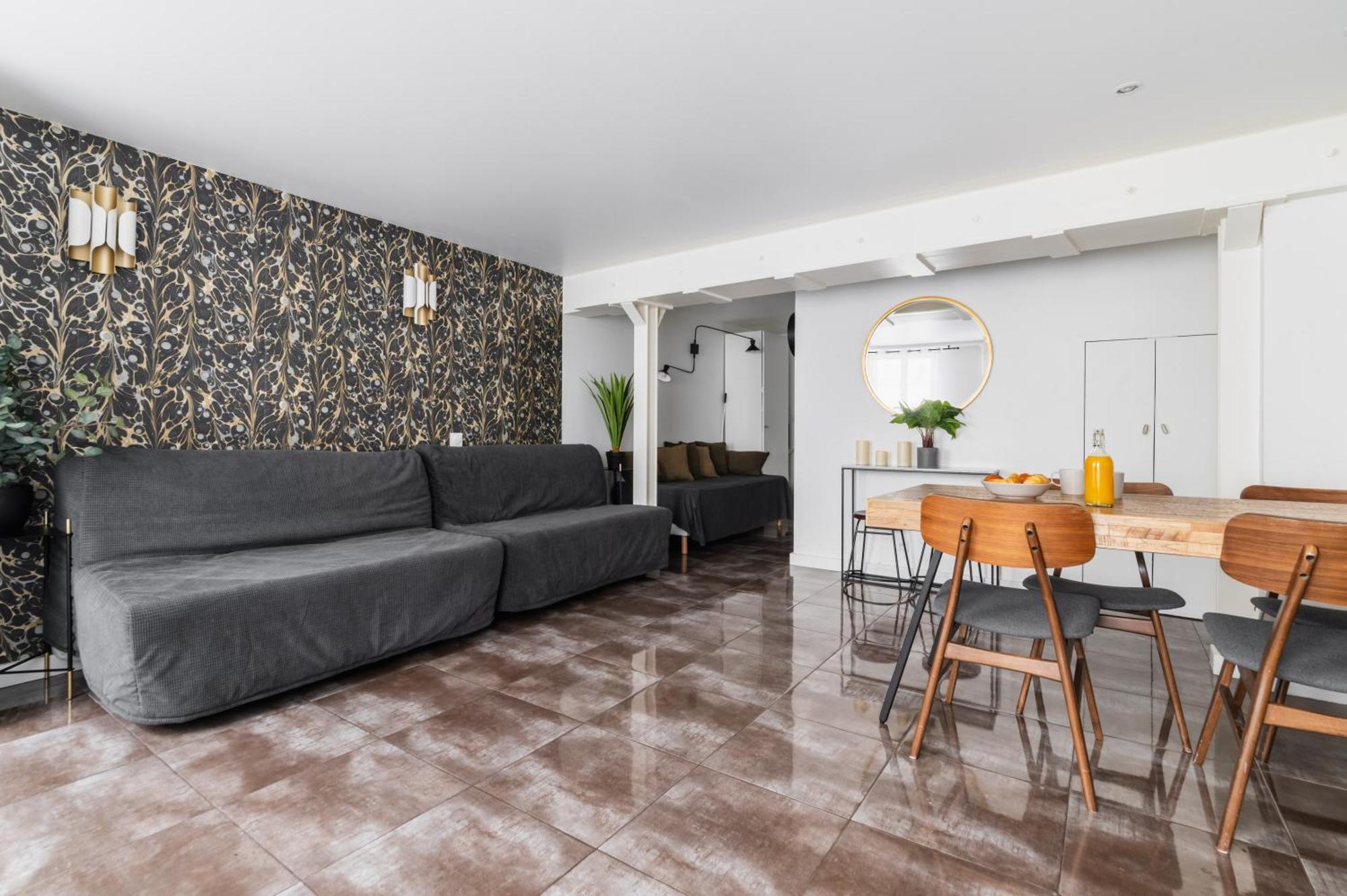 Zzz Belleville 4 Personnes Париж Экстерьер фото